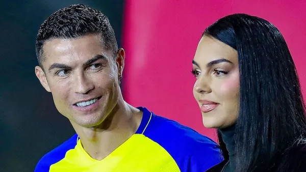 Cristiano y su mujer