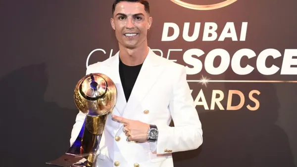Cristiano y su nuevo premio
