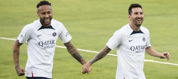 El argentino y el brasilero tuvieron un episodio en conjunto