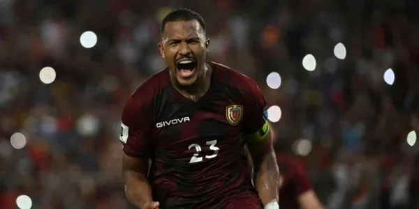 El artillero vinotinto no pudo alcanzar finalmente un nuevo record