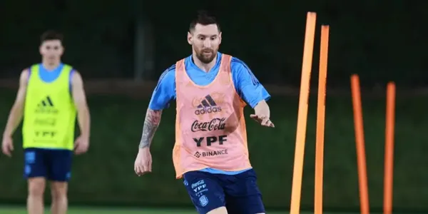 El astro argentino volvió a la Argentina y ya entrenó con sus compañeros