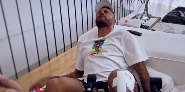 El astro brasilero ya está en el proceso de recuperación de su rodilla