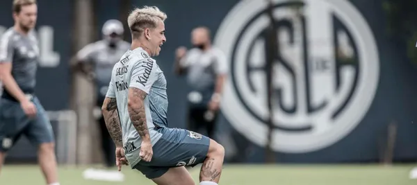 El atacante venezolano regresó a los entrenamientos del Santos