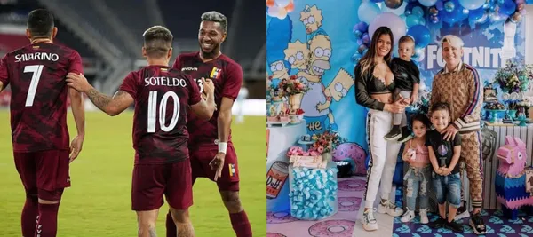 El atacante venezolano tuvo un tierno gesto para hija que está por nacer