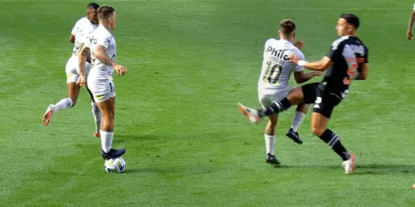 El atacante vinotinto tuvo una gran actuación en el Santos