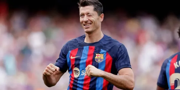 El azulgrana logró ganar en el final del encuentro gracias al polaco