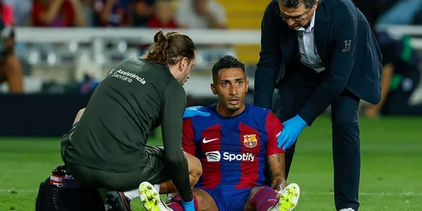 El delantero del azulgrana podría perderse varias semanas por la lesión