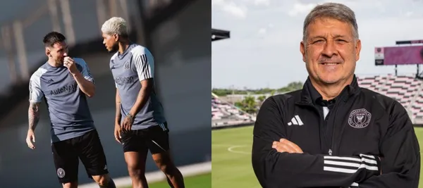 El delantero ingresó en el complento junto con Messi