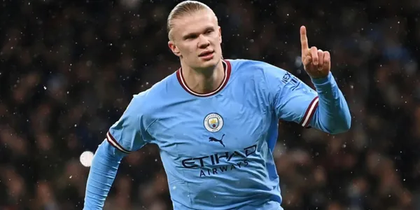 El delantero noruego del City parece implacabale en sus records