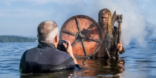 El delantero noruego tiene una imagen en forma de vikingo