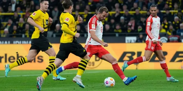 El elenco alemán goleó por 4 a 0 al Borussia Dortmund tras su caída en la Copa