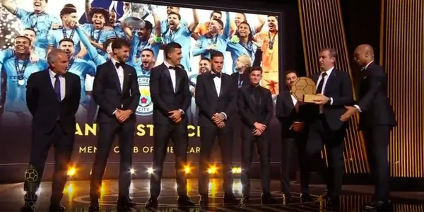 El elenco inglés ganó como el mejor equipo masculino del año