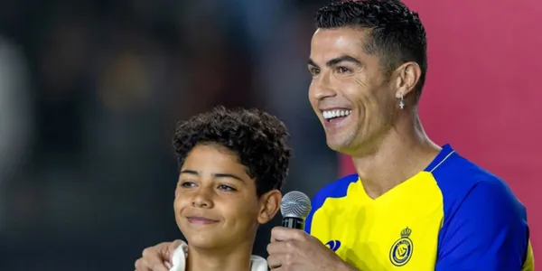 El hijo del delantero luso ya comenzó su historia en el deporte