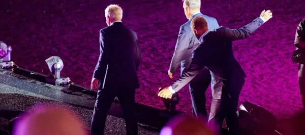 El inglés tuvoun episodio en medio de la presentacion del rosarino