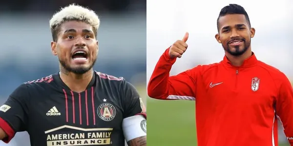 El lujoso descapotable que maneja Yangel Herrera, mientras Josef Martínez tiene un Mercedes Benz
