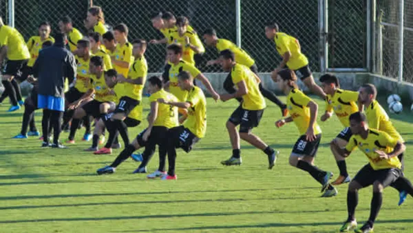 El Táchira en el entrenamiento