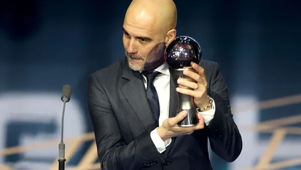 Guardiola recibió el premio