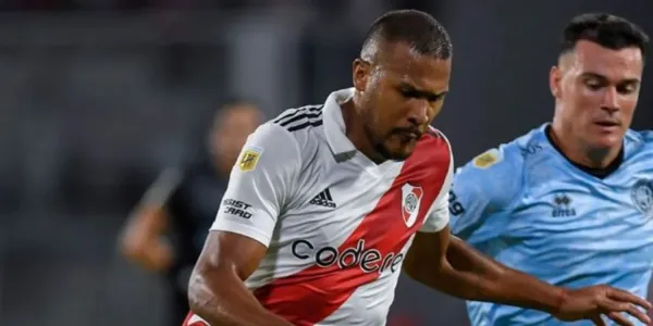 La salida de Salomón Rondón de River se podría dar en el próximo mercado de pases.