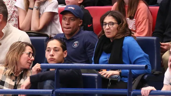 Mbappé y su madre