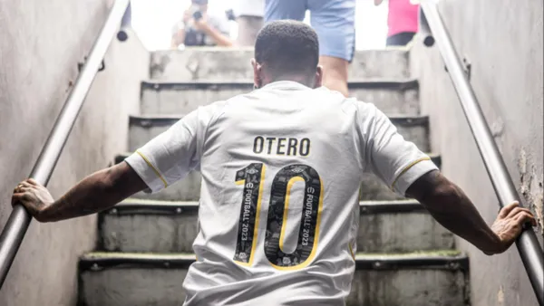 Otero y su debut con Santos
