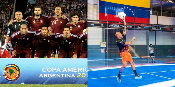 Renny Vega, arquero de Venezuela, que obtuvo el histórico 4.º lugar de la Copa América, hoy es profesional en el Pádel.