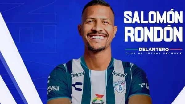 Rondón presentado en Pachuca