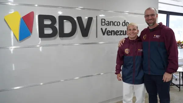 Soteldo es la imagen del banco