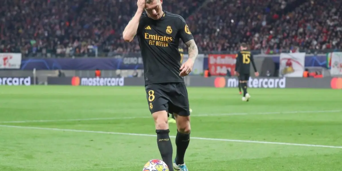 Kroos en el duelo de ayer