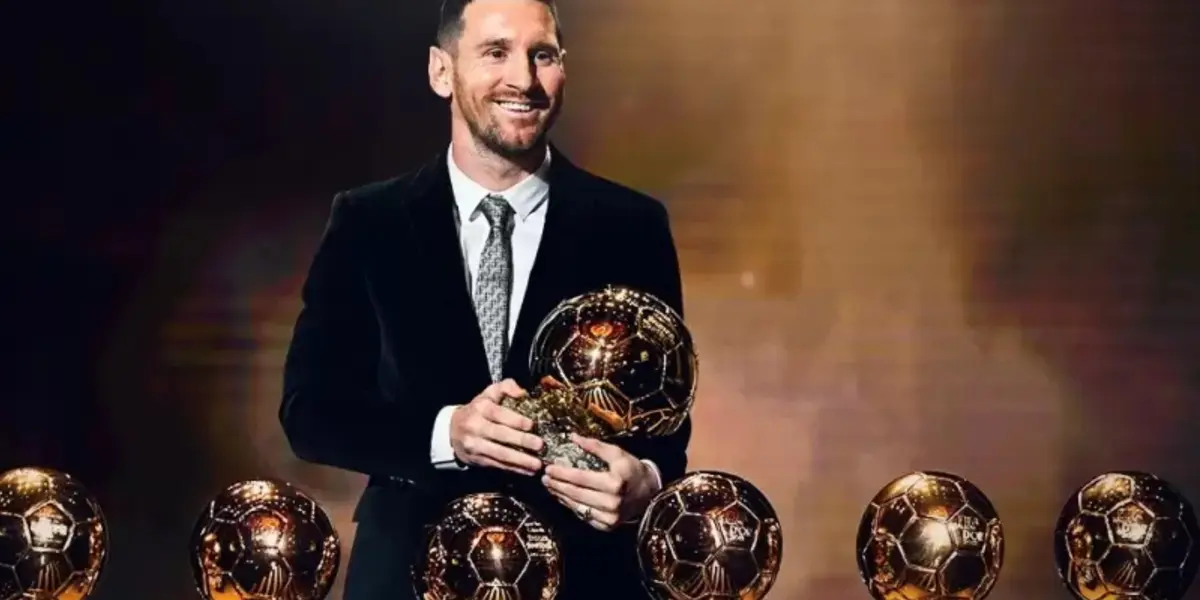 Messi y sus balones de oro