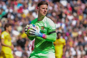 El arquero alemán del azulgrana sigue sin entrenar a horas del partido