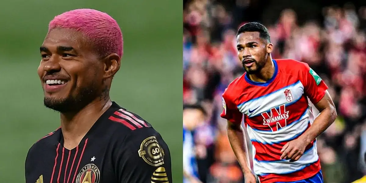 El auto que maneja Josef Martínez en EEUU, mientras Herrera tiene un Mustang descapotable.