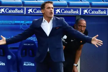 El técnico el Alavés se volvió loco cuando le ganaron el partido