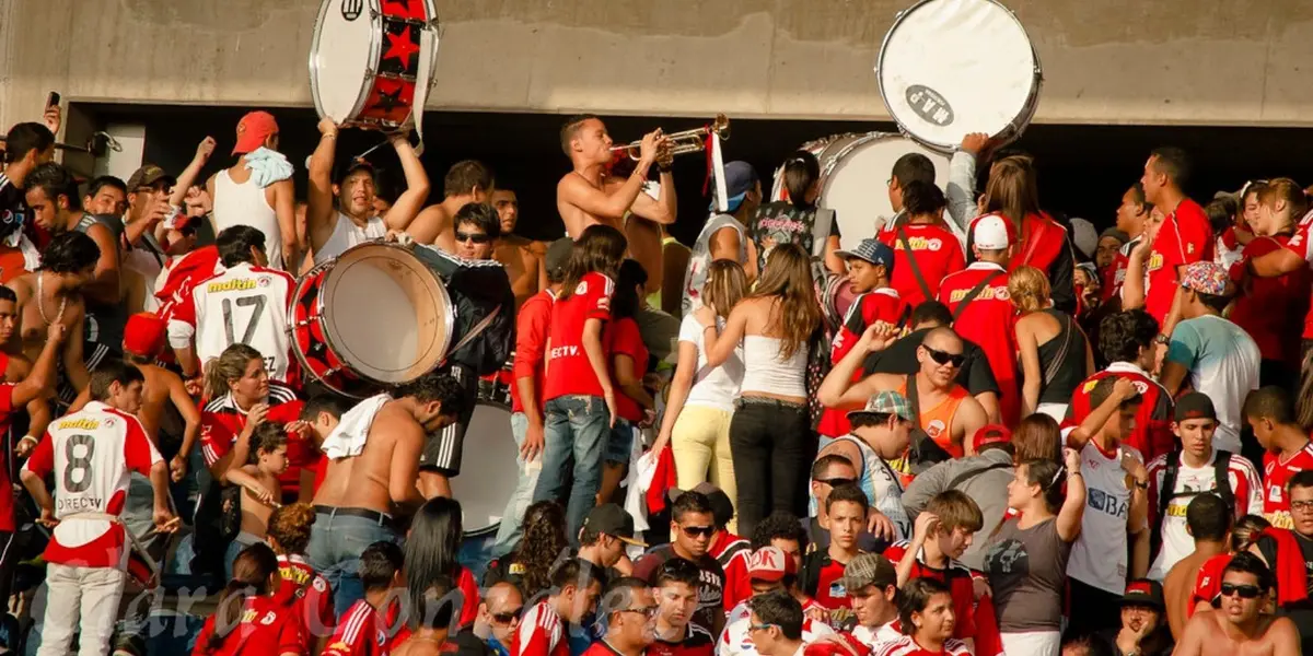 La reacción de los hinchas de Caracas tras perder el invicto.
