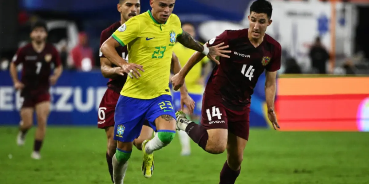 Venezuela en la derrota con Brasil